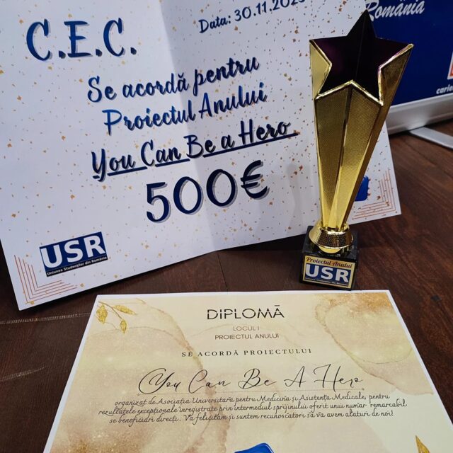 Premiul I - Gala Studentilor din Romania - 2023 Premiul I - Gala Studentilor din Romania - 2023